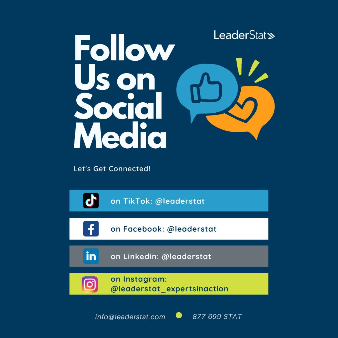 LeaderStat's tweet image. Let's stay connected!