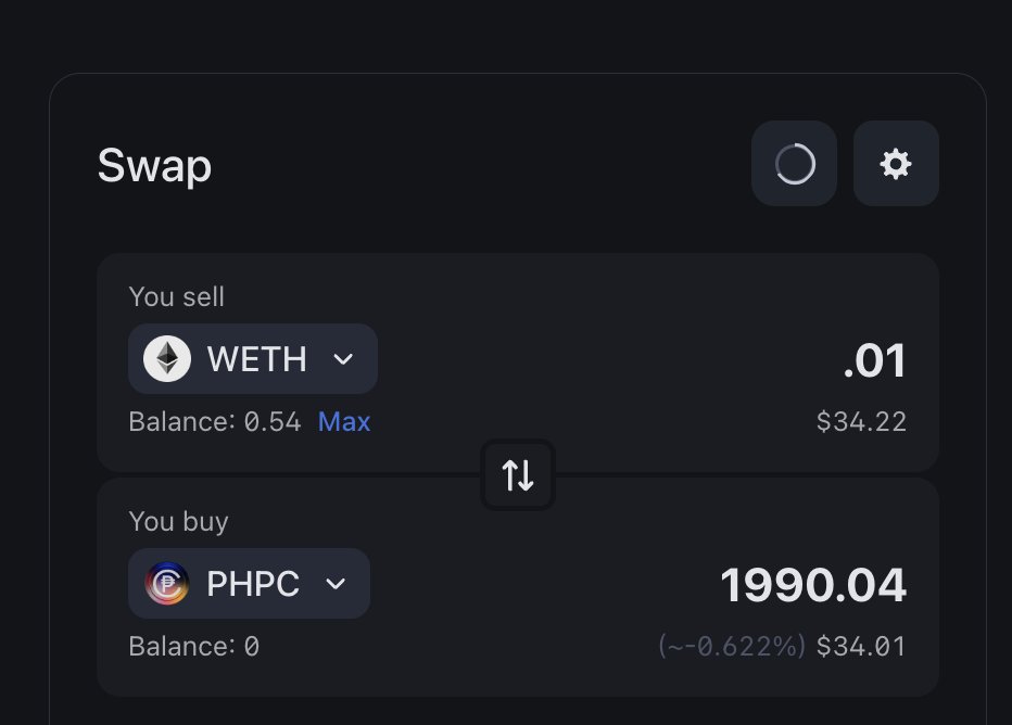 Jihoz_Axie's tweet image. You can now swap into and from the PH Peso on the Ronin Network.

Backed by @coinsph, an exchange that&apos;s approved by the Central Bank of PH.

You may have missed this due to the many other things happening on the Network today (Homeland Avatar, Ragmon Genesis Raffle, FR migration…