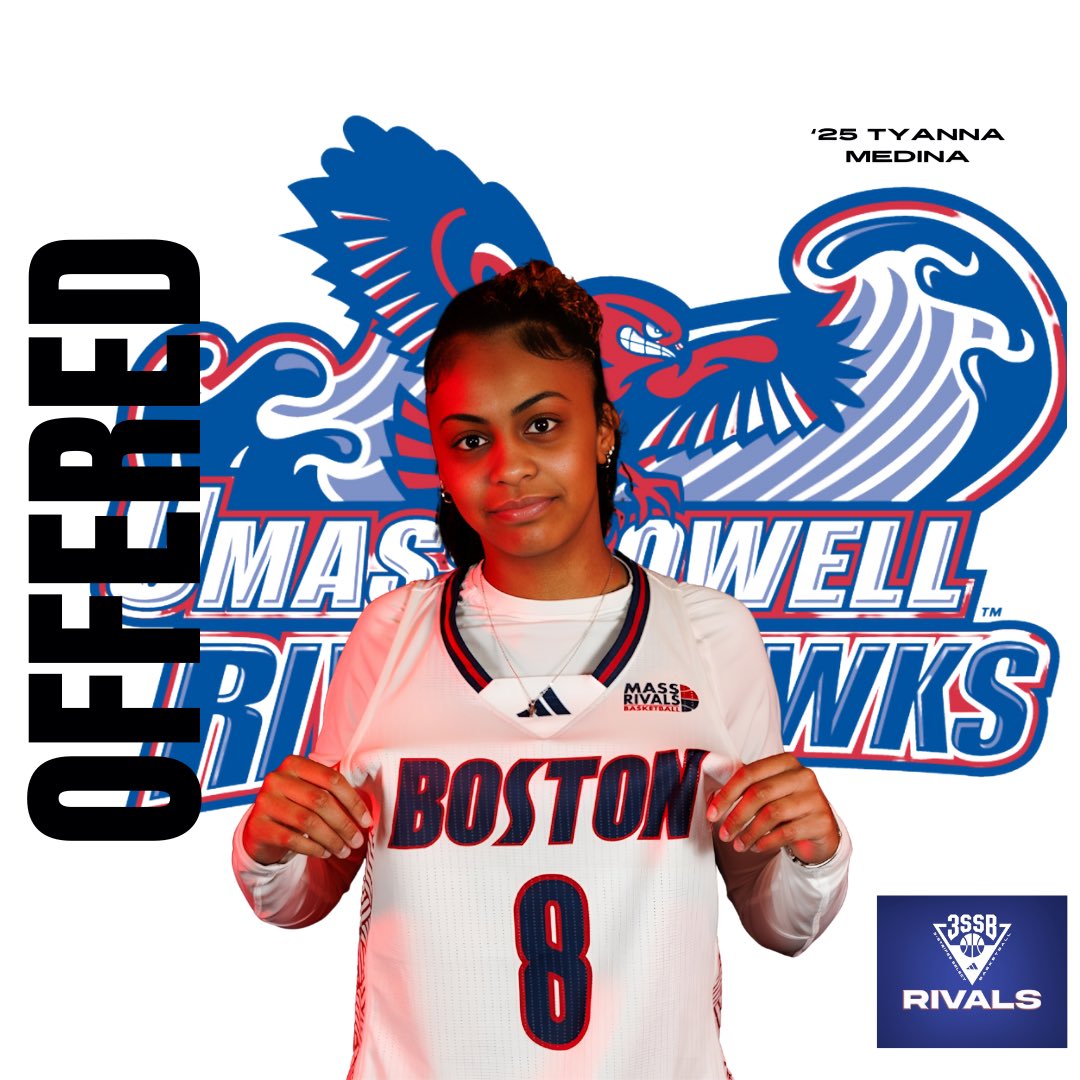 Lady Rivals (@ladyrivals) on Twitter photo Congratulations β25 <a href="/medina_tyanna/">Tyanna Medina</a> on her recent offer from UMass Lowell <a href="/NEPSGBCA/">NEPSGBCA</a> <a href="/IAMCoachU1/">Ushearnda Rae</a> <a href="/3SSBGCircuit/">3Stripes Select Basketball Girls Circuit</a> <a href="/TwinViZuals/">Twin ViZuals</a> <a href="/nehoopjournal/">New England Basketball Journal</a> <a href="/ethman43/">Ethan Fuller</a> <a href="/MVcreature/">Hector Longo</a> <a href="/BashHoopsNE/">Bash Hudson</a> <a href="/HerHoopsNetwork/">Her Hoops Network</a> <a href="/KUAWildcats/">KUA Wildcats</a> <a href="/InsiderExposure/">InsiderExposure</a> <a href="/JamiePote/">Jamie Pote</a>
<a href="/PGHNewEngland/">Prep Girls Hoops New England</a> #WeAre Congratulations β25 <a href="/medina_tyanna/">Tyanna Medina</a> on her recent offer from UMass Lowell <a href="/NEPSGBCA/">NEPSGBCA</a> <a href="/IAMCoachU1/">Ushearnda Rae</a> <a href="/3SSBGCircuit/">3Stripes Select Basketball Girls Circuit</a> <a href="/TwinViZuals/">Twin ViZuals</a> <a href="/nehoopjournal/">New England Basketball Journal</a> <a href="/ethman43/">Ethan Fuller</a> <a href="/MVcreature/">Hector Longo</a> <a href="/BashHoopsNE/">Bash Hudson</a> <a href="/HerHoopsNetwork/">Her Hoops Network</a> <a href="/KUAWildcats/">KUA Wildcats</a> <a href="/InsiderExposure/">InsiderExposure</a> <a href="/JamiePote/">Jamie Pote</a>
<a href="/PGHNewEngland/">Prep Girls Hoops New England</a> #WeAre
