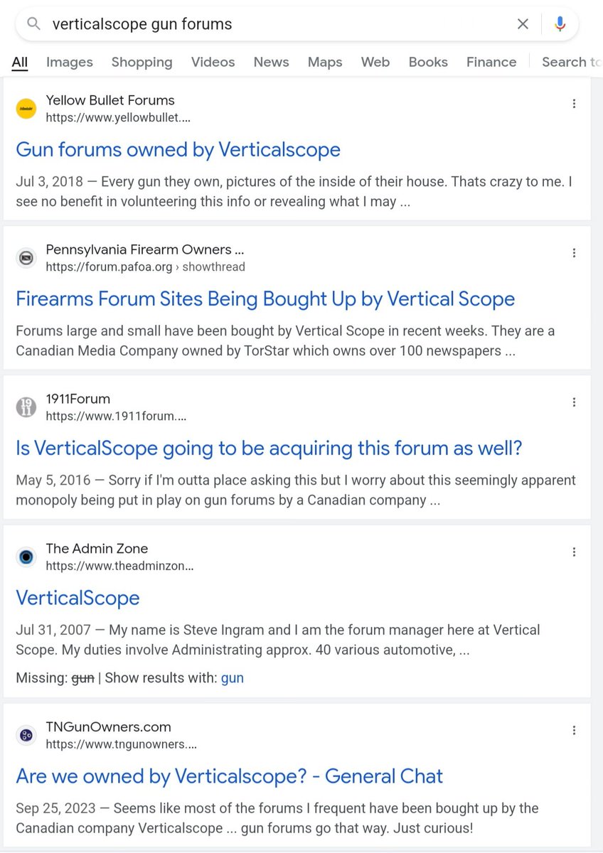 justspaceonline's tweet photo. TORSTAR OWNS COMPANY RUNNING DOZENS OF AMERICAN GUN FORUMS -nov 2018
“VerticalScope operates several hundred online forums...including more than 50 focused on firearms"
🤔😶
#guns #data #hogtown #torstar #rumble #thiel #vance #greenwald #audio #seo #rico
https://t.co/sjUcXUQZ9w https://t.co/b7rKwD0DPk
