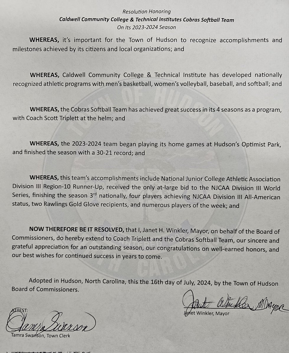 CALDWELL ATHLETICS tweet media