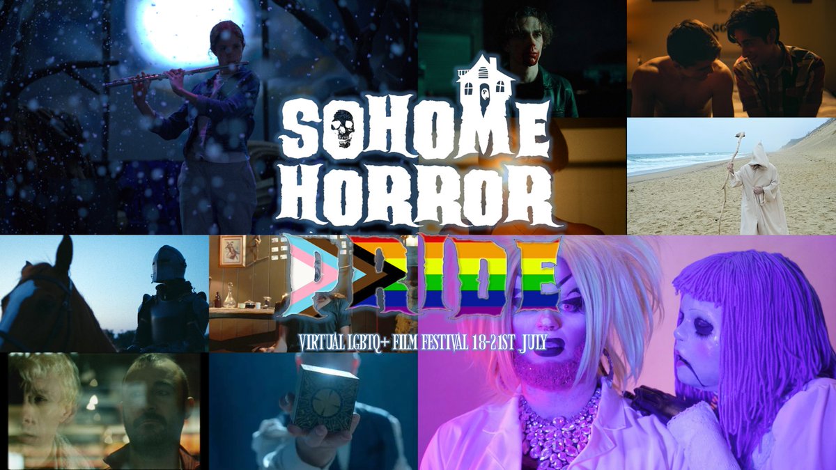I'm immensely proud to share that this weekend I'll be hosting Sohome Horror Pride 2024, an online film festival bringing you 4 days of the very best in LGBTQ+ genre films. Tickets available on a Pay-What-You-Want donation basis &amp; can be found at sohohorrorfest.com