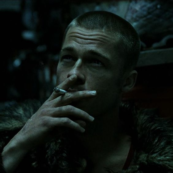brad pitt in fight club, 1999