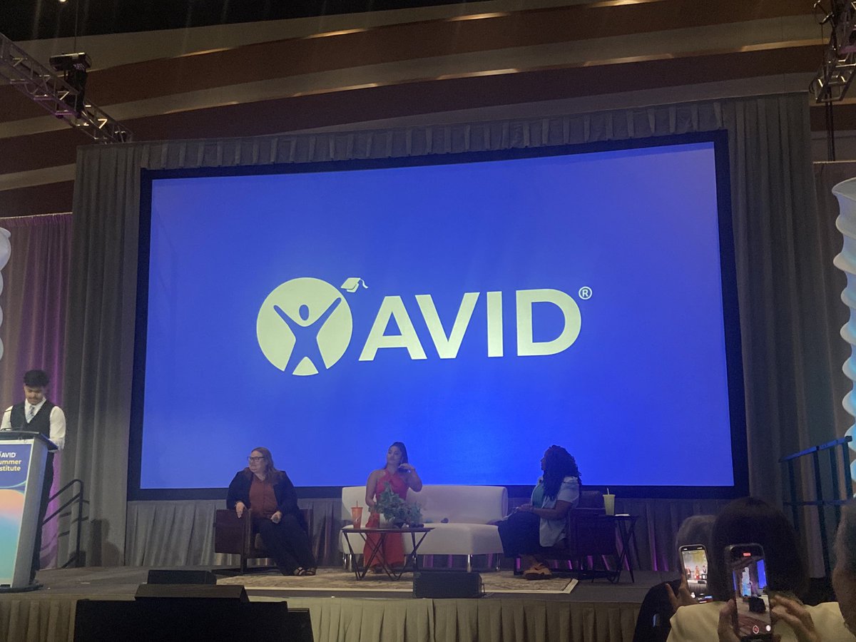 Great day today at the AVID Leadership committee with the AVID Site team. We are getting ready for the upcoming school year 💜