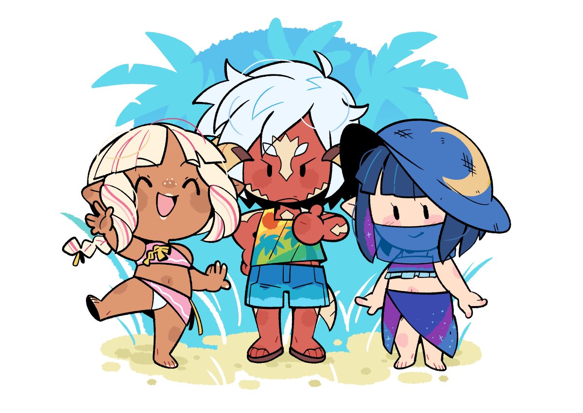 Zhampip_p's tweet photo. Welcome to Tural! Our WoL's in some beach attire. We're almost done with the expansion!
Keys - Zhampy
Xenos - @/lovelesskiaart
Eden - @/inusplash https://t.co/LCqvZ0yhS8