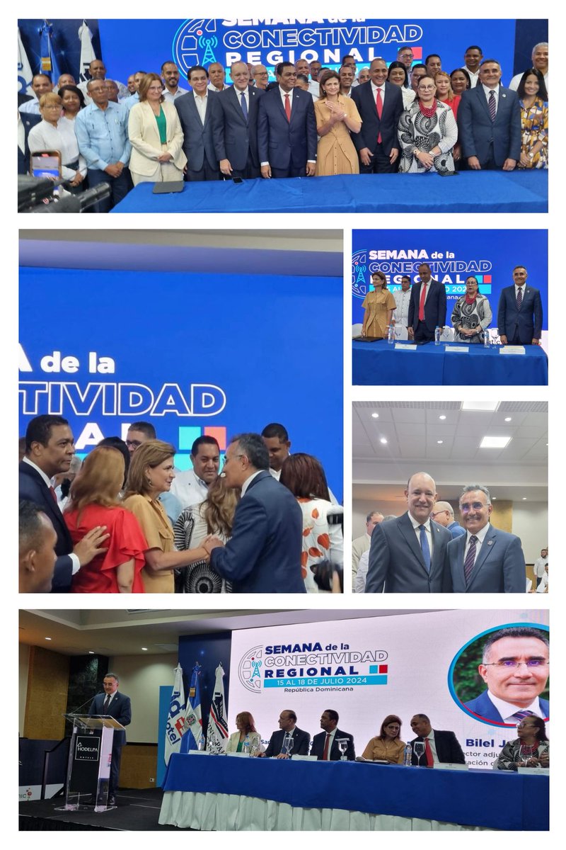Dr. Bilel Jamoussi (@jamoussi) on Twitter photo ¡Felicidades <a href="/IndotelRD/">Instituto Dominicano de las Telecomunicaciones</a> por organizar la Semana de la Conectividad Regional, inaugurada por la Vicepresidenta <a href="/RaquelPenaVice/">Raquel Peña</a> ! Estoy honrado de haberme reunido con 40 alcaldes para hablar sobre transformación digital. #Innovación #Tecnología #ITU ¡Felicidades <a href="/IndotelRD/">Instituto Dominicano de las Telecomunicaciones</a> por organizar la Semana de la Conectividad Regional, inaugurada por la Vicepresidenta <a href="/RaquelPenaVice/">Raquel Peña</a> ! Estoy honrado de haberme reunido con 40 alcaldes para hablar sobre transformación digital. #Innovación #Tecnología #ITU