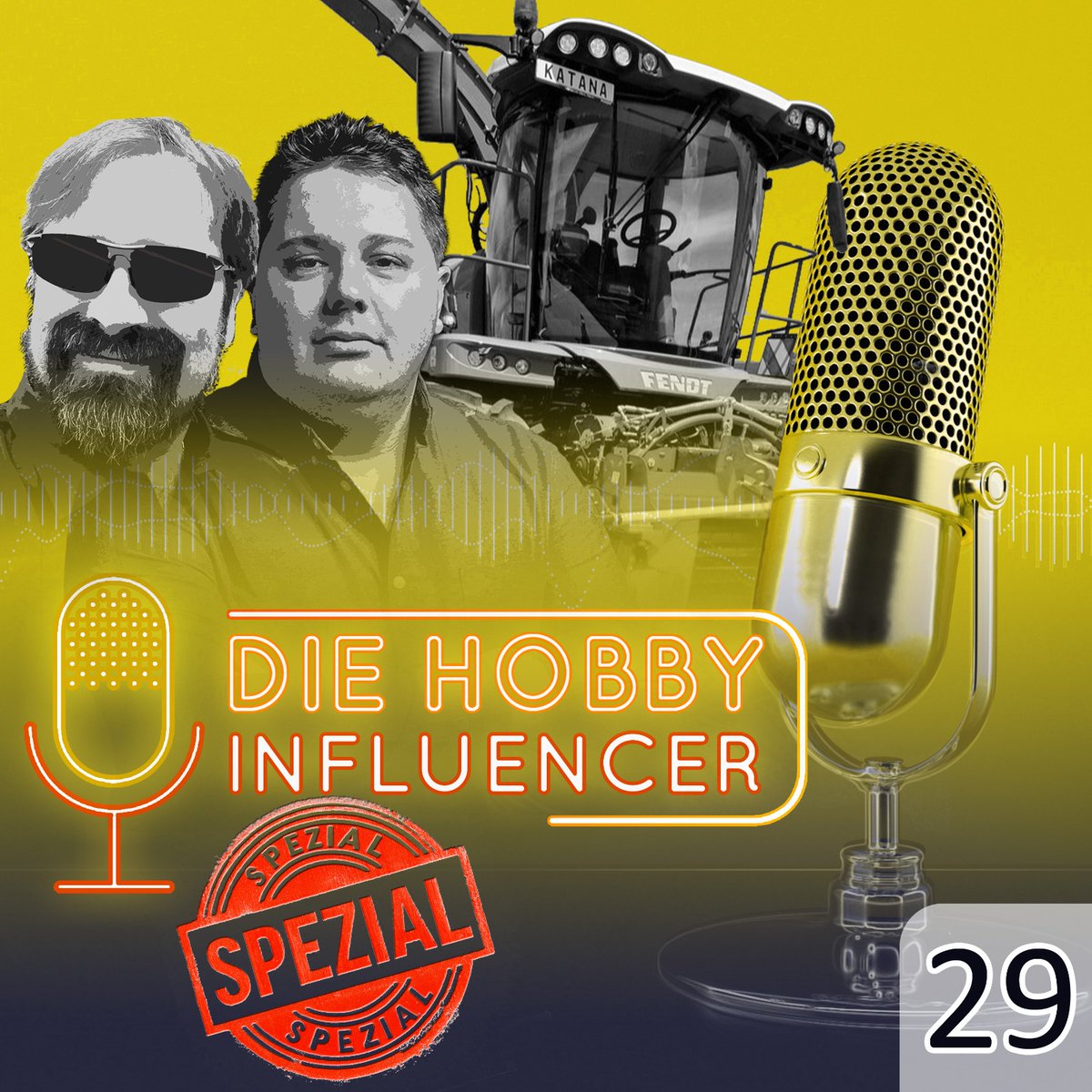 Die #29 Spezial-Folge mit dem Titel "Im Fendt Katana: Abenteuer auf der FarmCon 24 - Die Highlights mit Werner und Mario!" ist online und ab sofort über die Webseite und weiteren Plattformen aufrufbar.

► Jetzt anhören: linktr.ee/diehobbyinflue…