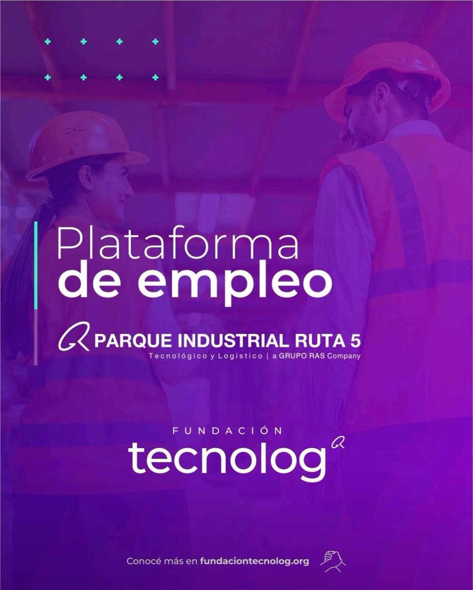 Les dejo una invitación especial y agradecemos que lo compartan para que llegue a mucha gente. Se trata de la nueva plataforma de empleo de <a href="/Fund_Tecnolog/">Fundación Tecnolog</a> , que busca ampliar oportunidades laborales!

La Fundación Tecnolog, comprometida con el desarrollo del sector industrial,