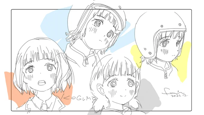 当然、歯を描いてみるわけでw 