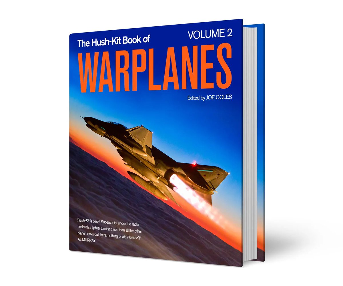 Hush_Kit's tweet photo. Vol 2 book cover is finalised. Looking pretty damn great. Big thanks to the mad clever (as in very clever, not mad) gentleman that is @almurray, the photographic brilliance of Rich Cooper &amp; the sexy, ugly glory of the F-4. Pre-order here: https://t.co/rjFoiWDRd2 @unbounders https://t.co/3sBgZH3Roh