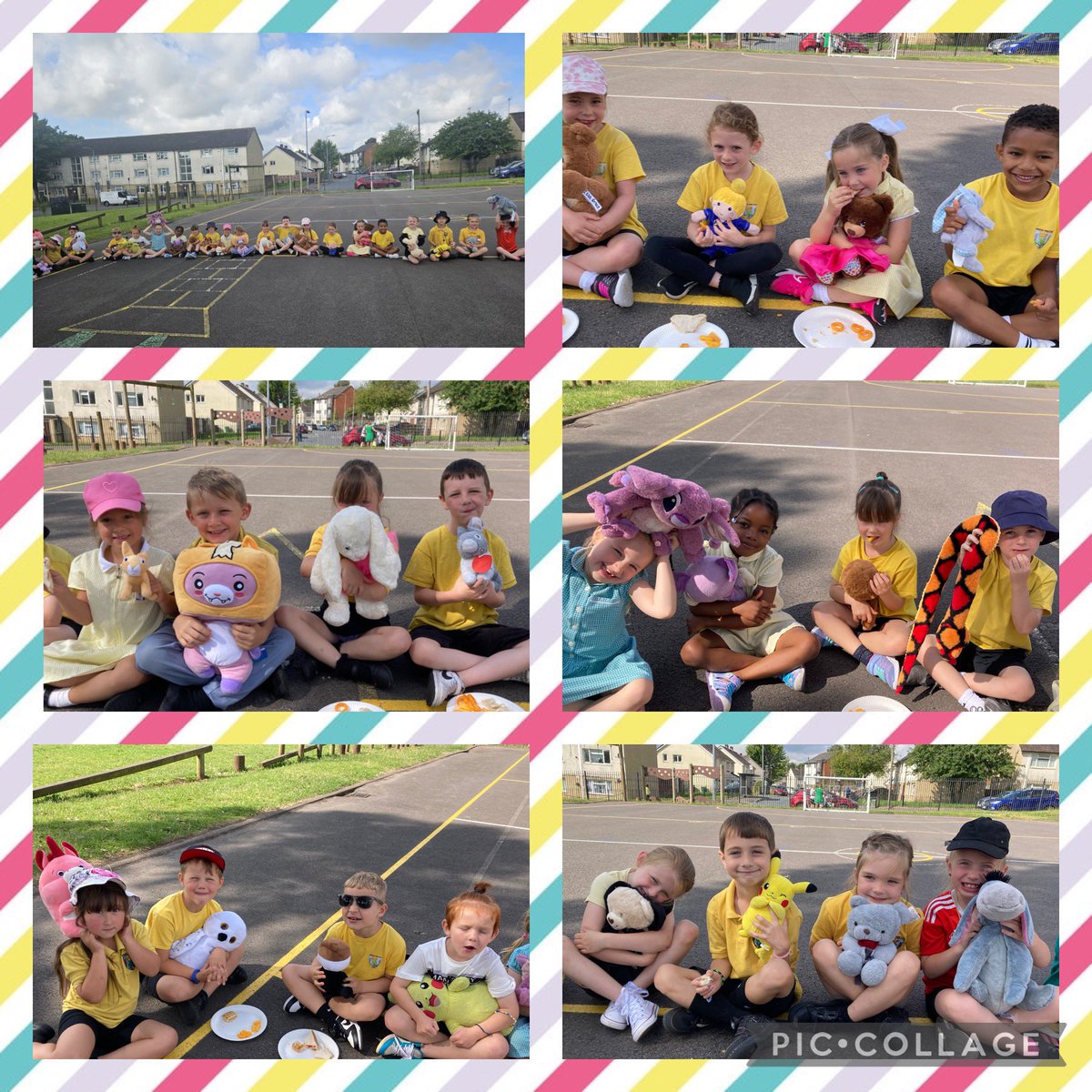 Diolch yn fawr am y rhoddion caredig o fwyd ar gyfer ein picnic tedi heddiw. Thank you so much for the kind food donations for our teddy bear picnic today <a href="/YsgolPenyPil/">Ysgol Pen y Pîl</a> <a href="/TescoStMellons/">Tesco St Mellons</a> <a href="/GreggsOfficial/">Greggs</a>