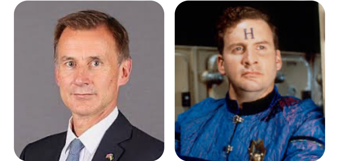 themartinbailey's tweet photo. @supertanskiii I always thought Jeremy Hunt was Arnold Judas Rimmer? https://t.co/uup1tGM6xF