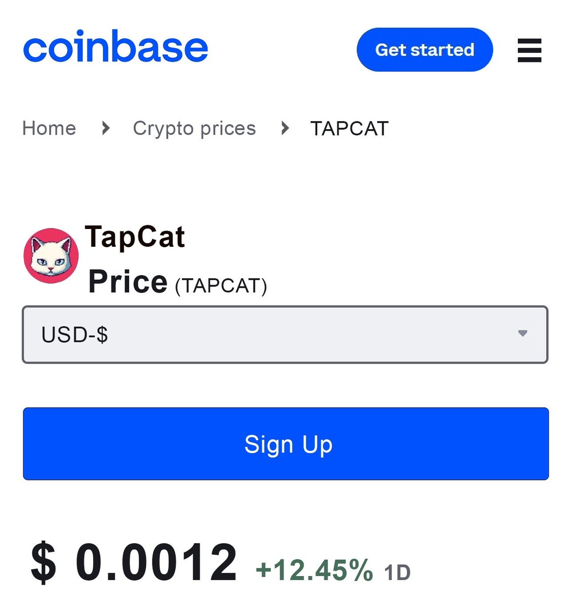 🚨 RUMOR: $TAPCAT listing on Coinbase is confirmed!

But, Airdrop farming is still available. Only 100K users are in.

Don't miss your chance to earn life-changing rewards for $0!

Learn more. 👇🧵