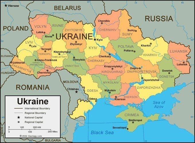 This map is illegal in the russia. So is saying Slava Ukraini. So, I'm posting this map here and saying:

Слава Україні!