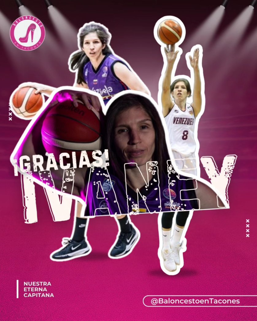 Se retira una grande del baloncesto 🏀💫👠 ¡Muchas gracias, Ivaney! 🥹

En una rueda de prensa, la capitana de la selección nacional de baloncesto femenino, Ivaney Márquez, anunció su retiro del baloncesto para asumir nuevos retos. Ahora se desempeñará como Team Manager de Vzla.