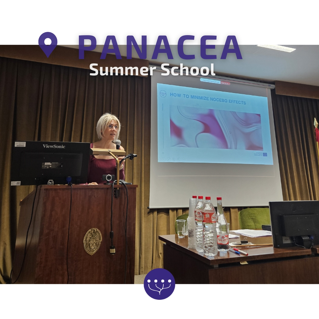 🌞📚 Day 3 of PANACEA Summer School in Madrid! 🇪🇸 We explored open-label placebo, individual differences in placebo/nocebo effects, and strategies to optimize/minimize these effects. Filled with engaging group activities! 🤝✨ #PANACEASummerSchool #PlaceboNocebo #Madrid2024