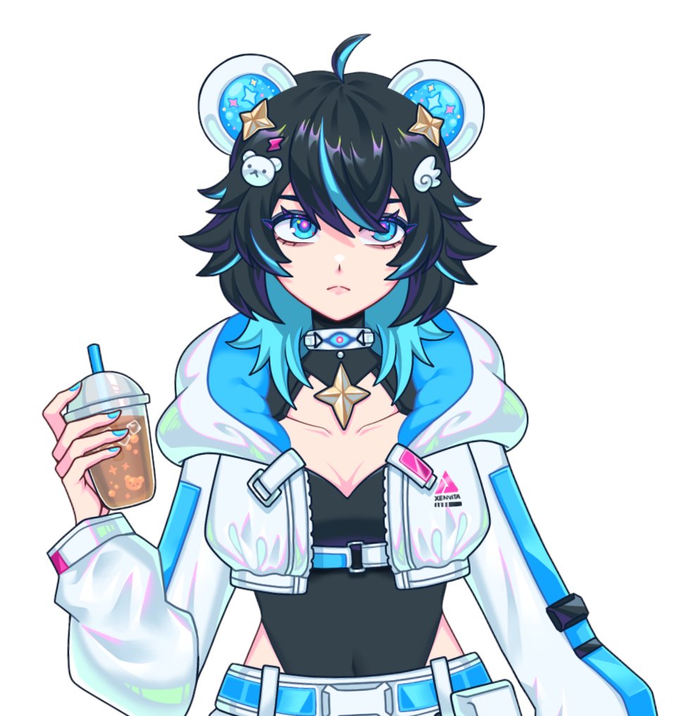 「LIVE NOWI feel like streaming today desp」|◤ XΞN ◢のイラスト