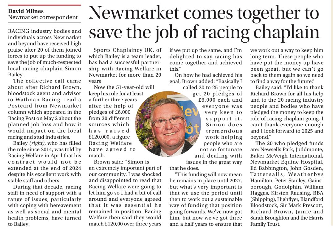 catelliott74's tweet image. When Stefano had his accident, Simon was there. When Stefano passed away, Simon was there. Racing Welfare, however, were nowhere to be seen or heard from. Thank you to the ones who recognize his importance!!