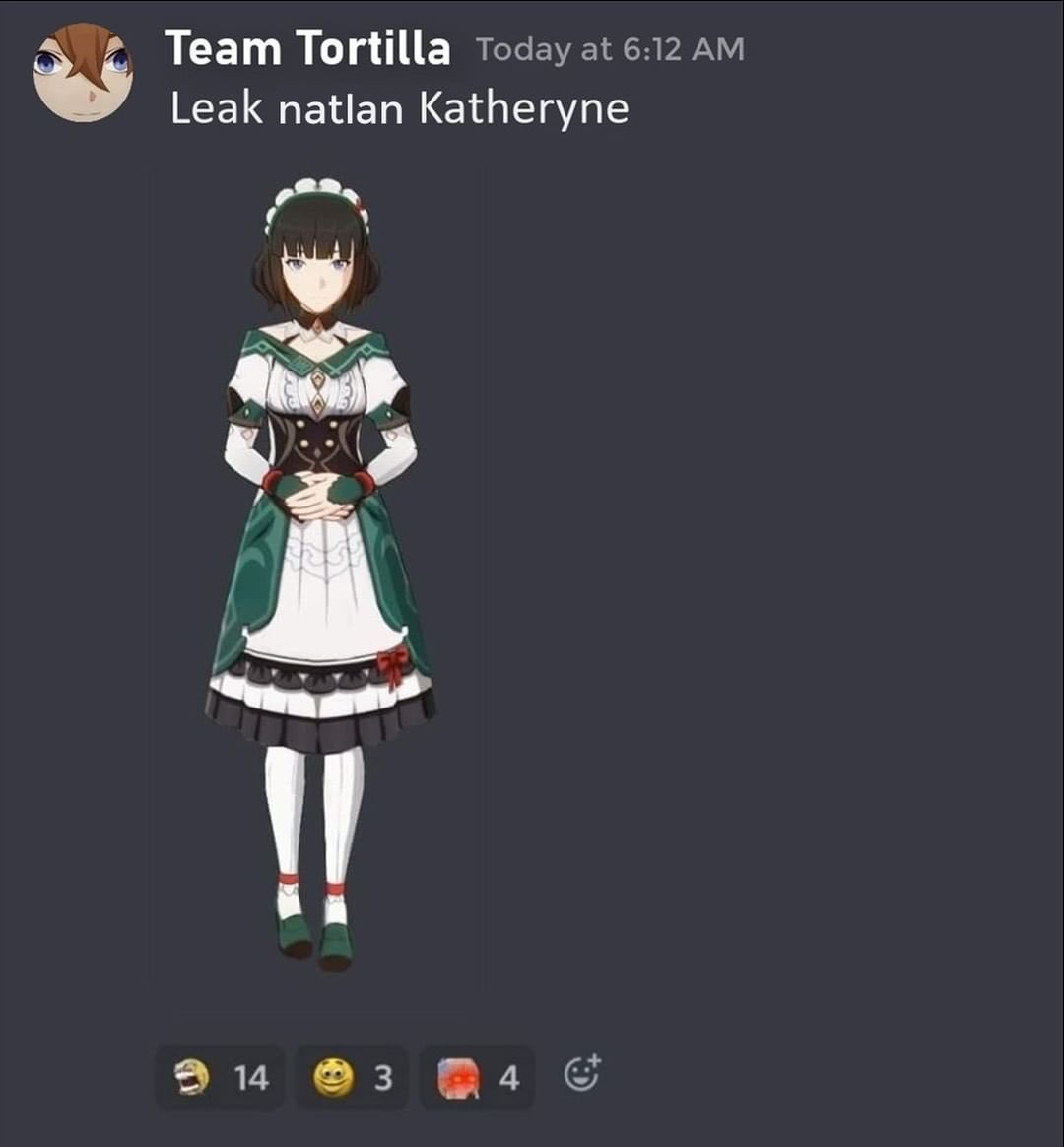 Gacha_Zone's tweet photo. Natlan Katheryne Leaked 😳 https://t.co/vjxBXYSlXu