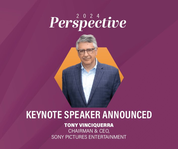 I’m excited to announce Tony Vinciquerra, Chairman &amp; CEO of <a href="/SonyPictures/">Sony Pictures</a> Entertainment, will join us as keynote speaker for #VegasPerspective 2024, scheduled for August 22! Don’t miss this conversation – get your tickets today: eventbrite.com/e/perspective-…
