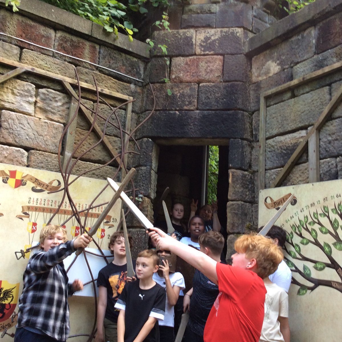 Ocean team enjoying the knight’s quest!