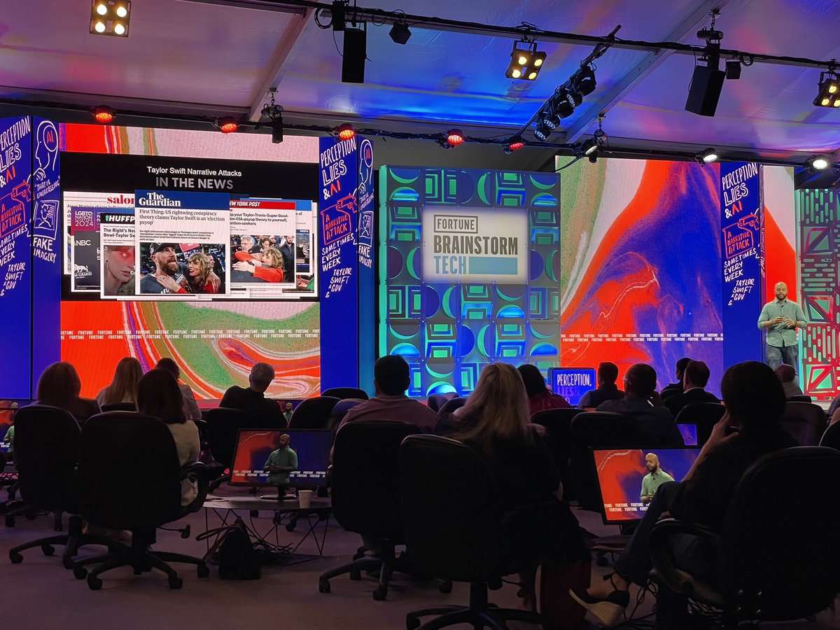 maryamb (@maryamb) on Twitter photo Wait <a href="/taylorswift13/">Taylor Swift</a> at <a href="/FortuneMagazine/">FORTUNE</a> #brainstormtech
Talking deepfakes with <a href="/blackbird_ai/">Blackbird.AI</a> <a href="/WasimKhal/">Wasim Khaled</a>
Deepfakes and Ai Wait <a href="/taylorswift13/">Taylor Swift</a> at <a href="/FortuneMagazine/">FORTUNE</a> #brainstormtech
Talking deepfakes with <a href="/blackbird_ai/">Blackbird.AI</a> <a href="/WasimKhal/">Wasim Khaled</a>
Deepfakes and Ai