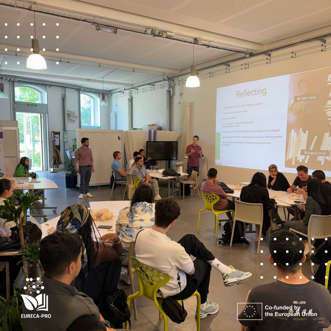 EurecaPro's tweet photo. 🌱 Seven students of the EURECA-PRO alliance attended the Think Innovation Week which took place from 1st to 9th of July at Université de Lorraine!
👉 More details here: https://t.co/9eQ485nSHk
#Innovation #CircularEconomy #Recycling #Entrepreneurship #eurecapro #SDG12 https://t.co/ro32Hf30w6