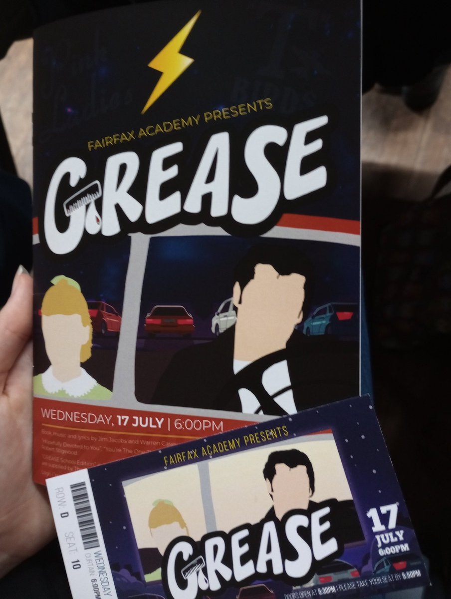 Looking forward to the <a href="/FairfaxSchool/">Fairfax School</a> production of Grease this evening. Brilliant to see the names of previous <a href="/HollyfieldPri/">Hollyfield Primary</a> pupils that are in the cast and music group.
