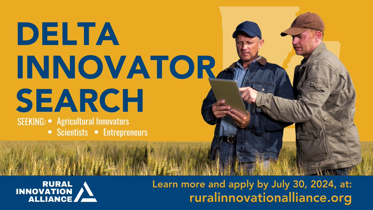 ACHI_Net's tweet photo. The #DeltaInnovatorSearch is offering cash prizes and other supports to innovators with ideas that could transform the #Delta's economy and contribute to better health outcomes for Delta residents. Get more info and apply: https://t.co/5Vo18vhPXm https://t.co/MfSDl7WH7l