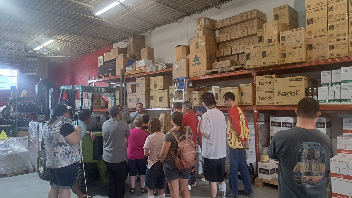 imackcoffeeco's tweet photo. We had the pleasure of hosting a tour for Interactive Living in June. A lovely summer morning spent learning about coffee roasting, specialty drinks, &amp; taste testing! Thank you to all who stopped by! Interested in a tour? Reach out to us at carl@imackcoffee.com / 303-377-9929! https://t.co/rnJTQMGotF