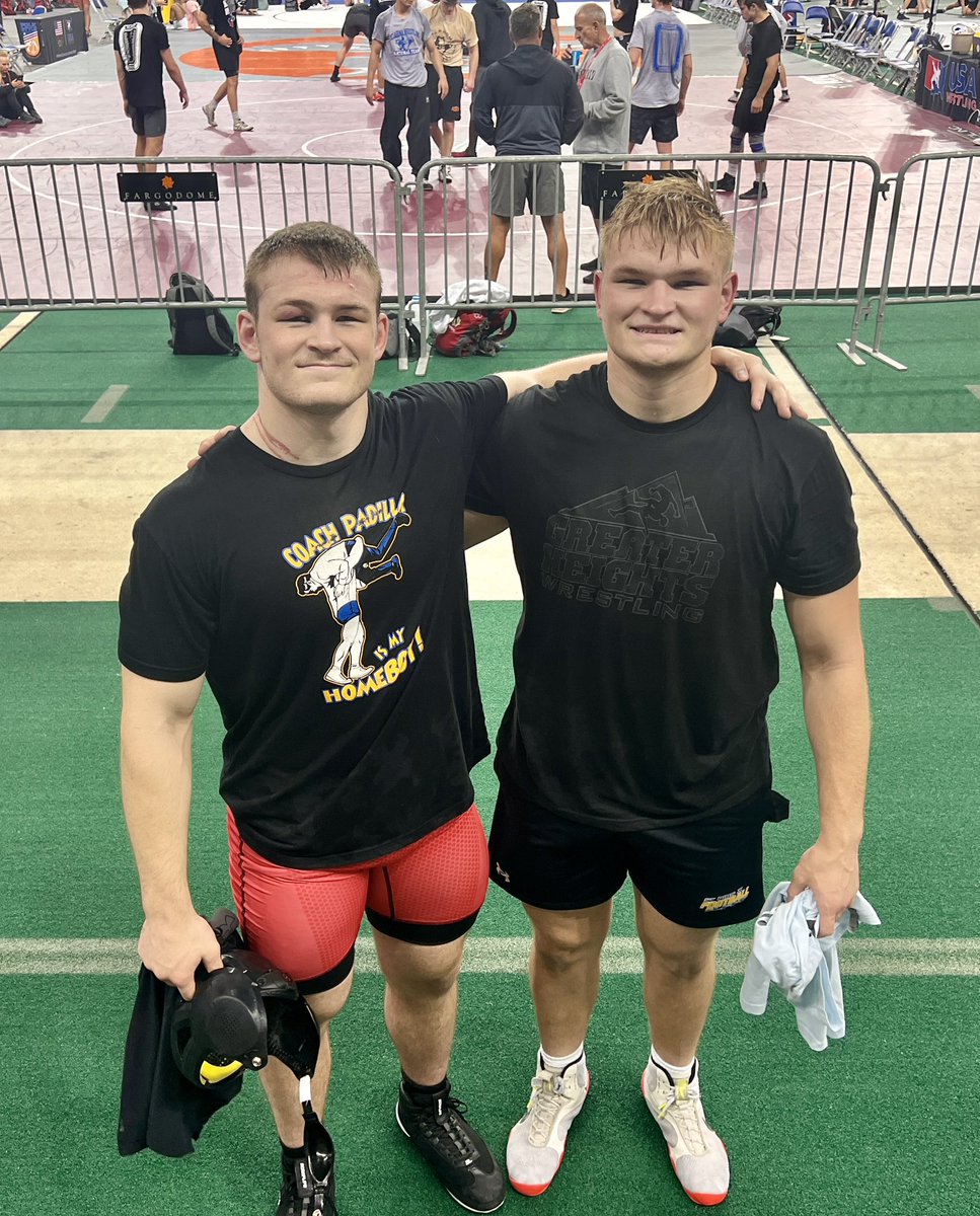 SPX Wrestling (@spxwrestling) on Twitter photo 📢WE HAVE 2️⃣ FARGO ALL-AMERICANS!
💪🏼Both Kuhns pick up BIG wins in the Blood Round to guarantee their spot on the podium! <a href="/KuhnRylan/">Rylan Kuhn</a> <a href="/KylerKuhn/">Kyler Kuhn</a>
<a href="/stpiusxhskc/">St. Pius X H. S.</a> <a href="/SPXboosterclub/">WarriorPrideSPX</a> <a href="/FootballSpx/">SPX_Football</a> <a href="/SPXsportsmed/">SPX Sports Medicine</a> <a href="/dkcsjschools/">Diocese of Kansas City-St. Joseph Catholic Schools</a> <a href="/MissouriUSAW/">MO USA Wrestling</a> <a href="/missouriwrestle/">Missouri Wrestling</a> <a href="/MatScouts1/">MatScouts</a> <a href="/ghwcoach/">Jason Keck</a> 📢WE HAVE 2️⃣ FARGO ALL-AMERICANS!
💪🏼Both Kuhns pick up BIG wins in the Blood Round to guarantee their spot on the podium! <a href="/KuhnRylan/">Rylan Kuhn</a> <a href="/KylerKuhn/">Kyler Kuhn</a>
<a href="/stpiusxhskc/">St. Pius X H. S.</a> <a href="/SPXboosterclub/">WarriorPrideSPX</a> <a href="/FootballSpx/">SPX_Football</a> <a href="/SPXsportsmed/">SPX Sports Medicine</a> <a href="/dkcsjschools/">Diocese of Kansas City-St. Joseph Catholic Schools</a> <a href="/MissouriUSAW/">MO USA Wrestling</a> <a href="/missouriwrestle/">Missouri Wrestling</a> <a href="/MatScouts1/">MatScouts</a> <a href="/ghwcoach/">Jason Keck</a>