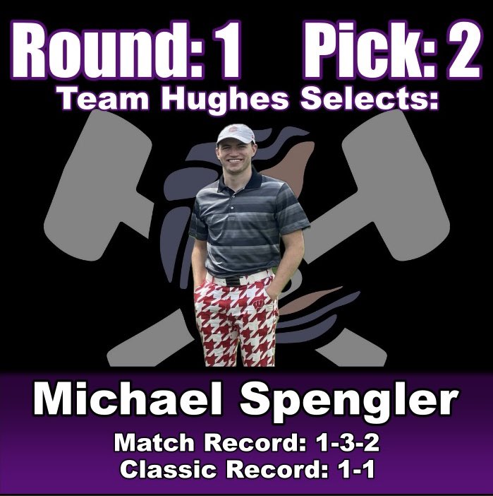 TheCHClassic's tweet photo. With the 2nd Overall pick in the 2024 Clamhammer Classic Draft, Captain Nate Hughes selects Michael Spengler @Spengler_32 https://t.co/GSb2R0Yb0A
