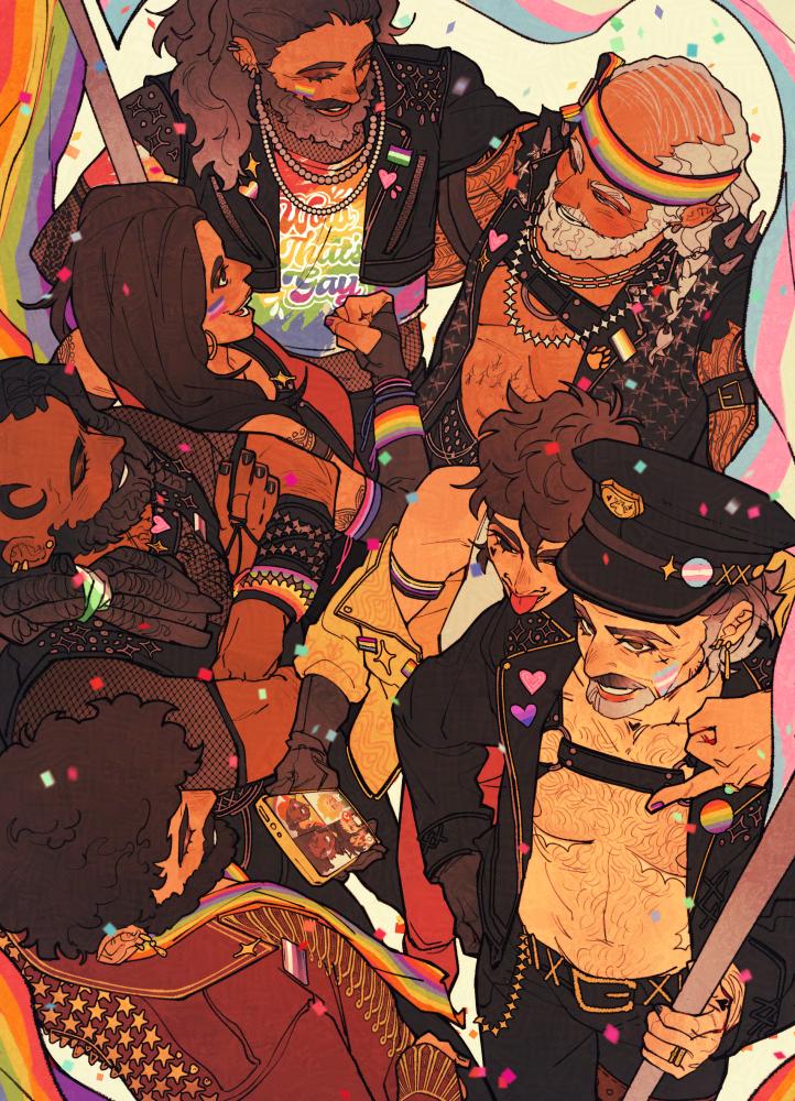 toboldlymuppet's tweet image. waiting for the crew 🌈✨
a piece for the @RainbowSeaZine !!!