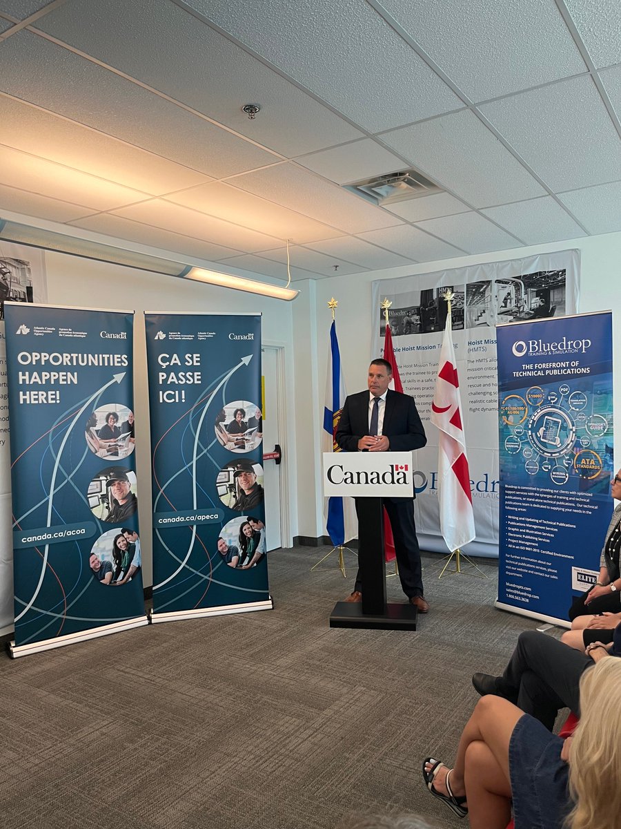 ACOA Canada (@acoacanada) on Twitter photo Bluedrop is making innovative training experiences even better, by merging AI with virtual and augmented reality. The result is personalized and enhanced simulation programs for #aerospace and #defence. Find out more: ow.ly/Ceza50SEAi0 Bluedrop is making innovative training experiences even better, by merging AI with virtual and augmented reality. The result is personalized and enhanced simulation programs for #aerospace and #defence. Find out more: ow.ly/Ceza50SEAi0