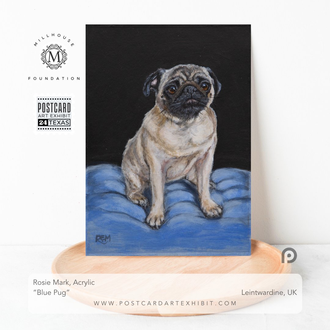This lovely art card arrived in support of @millhousemck - This year we are about artists supporting artists in #postcardartexhibit24! Thank you, Rosie Mark <a href="/Rosieartwork/">Rosie Mark</a> Follow @millhousemck #postcardartexhibit #artistssupportingartists #artforacause #artistshelpingartists
