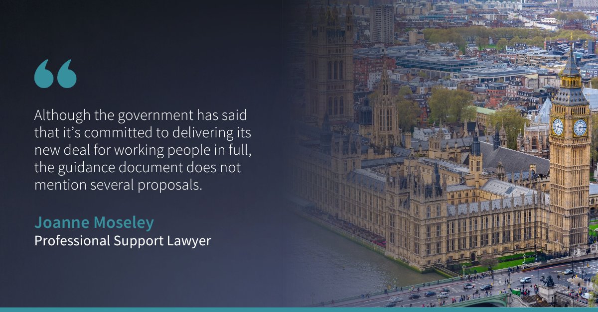 irwinmitchell's tweet photo. #Employment changes are coming fast. The #KingsSpeech unveiled that the new government will introduce two employment related bills. Our expert, Joanne Moseley, discusses these bills and what this means: https://t.co/HtuPMPpK1s https://t.co/dFS1R45Gp9
