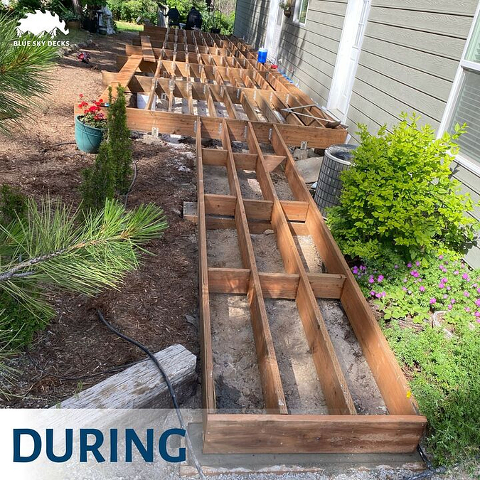 BlueSkyDecks's tweet image. Progress pictures are a must! Check out how awesome this transition is 🤩

🌐 BlueSkyDecks.com
📲 (208) 714-0780
.
.
.
#BlueSkyDecks #CustomDecking #CDA #QualityDecking