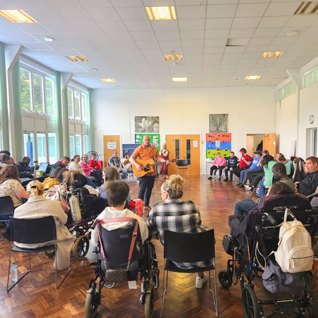 Midland Mencap (@midlandmencapuk) on Twitter photo One of our most popular sessions at the Weoley Castle Community Centre is the musical singalong with the talented <a href="/robertlanemusic/">Robert George Lane</a> .
Robert does an amazing job engaging and entertaining everyone, making these sessions a highlight of the week!
#LearningDisability #Birmingham One of our most popular sessions at the Weoley Castle Community Centre is the musical singalong with the talented <a href="/robertlanemusic/">Robert George Lane</a> .
Robert does an amazing job engaging and entertaining everyone, making these sessions a highlight of the week!
#LearningDisability #Birmingham
