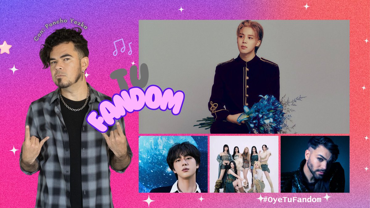 Oye897's tweet photo. ¡No te pierdas TU FANDOM! Con @PonchoYezka este sábado en punto de las 6:00pm y repetición domingo a la misma hora.
¿Qué artista o grupo quieres escuchar?
Pídelo con el #OyeTuFandom 😄🎶
¡Te leemos! https://t.co/n6HDlodLFA