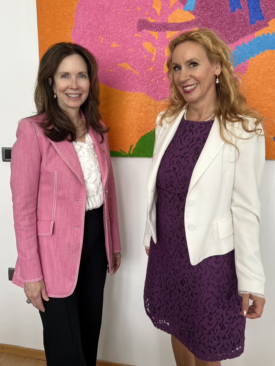 As I prepare to depart Slovenia, I am glad I was able to meet one last time with the wonderful Anita Stankovic Pavlic. The partnership between the United States and Slovenia is in a better place because of her support and leadership. <a href="/AnitaPavlic/">Anita S. Pavlic</a> <a href="/MZEZ_RS/">MFEA Slovenia</a>