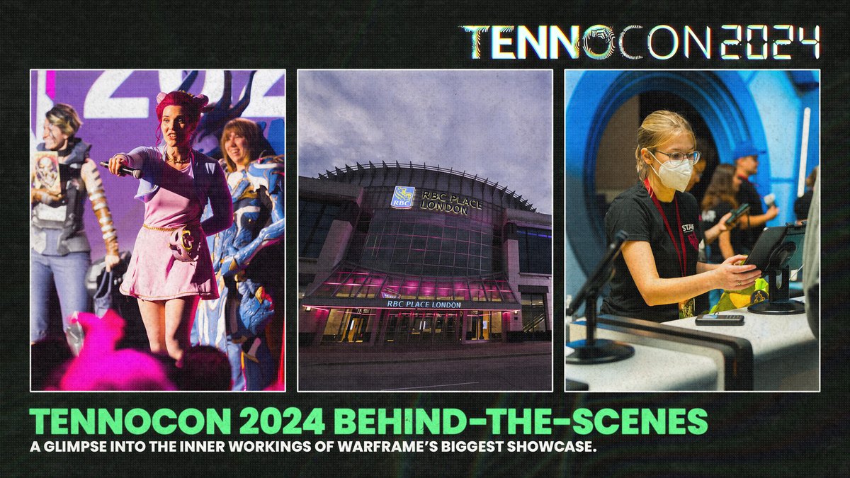 PlayWarframe's tweet photo. Every #TennoCon is a labor of love, and TennoCon 2024 is no different!

We interview Senior Events Manager Beth Bryson (@bethbryson) about all the hard work that goes into putting on the show! https://t.co/z1XbKX9WXm https://t.co/UUZHx5m5j1