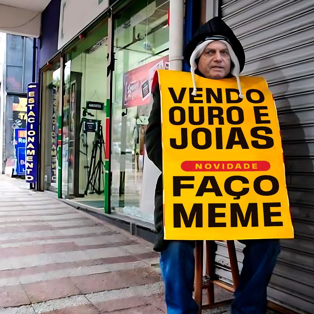 Então quer dizer que agora o ladrão de jóias também faz memes? 🤔

#bolsonaronacadeia
#bolsonaropresohoje
HADDAD É OUTRO NÍVEL