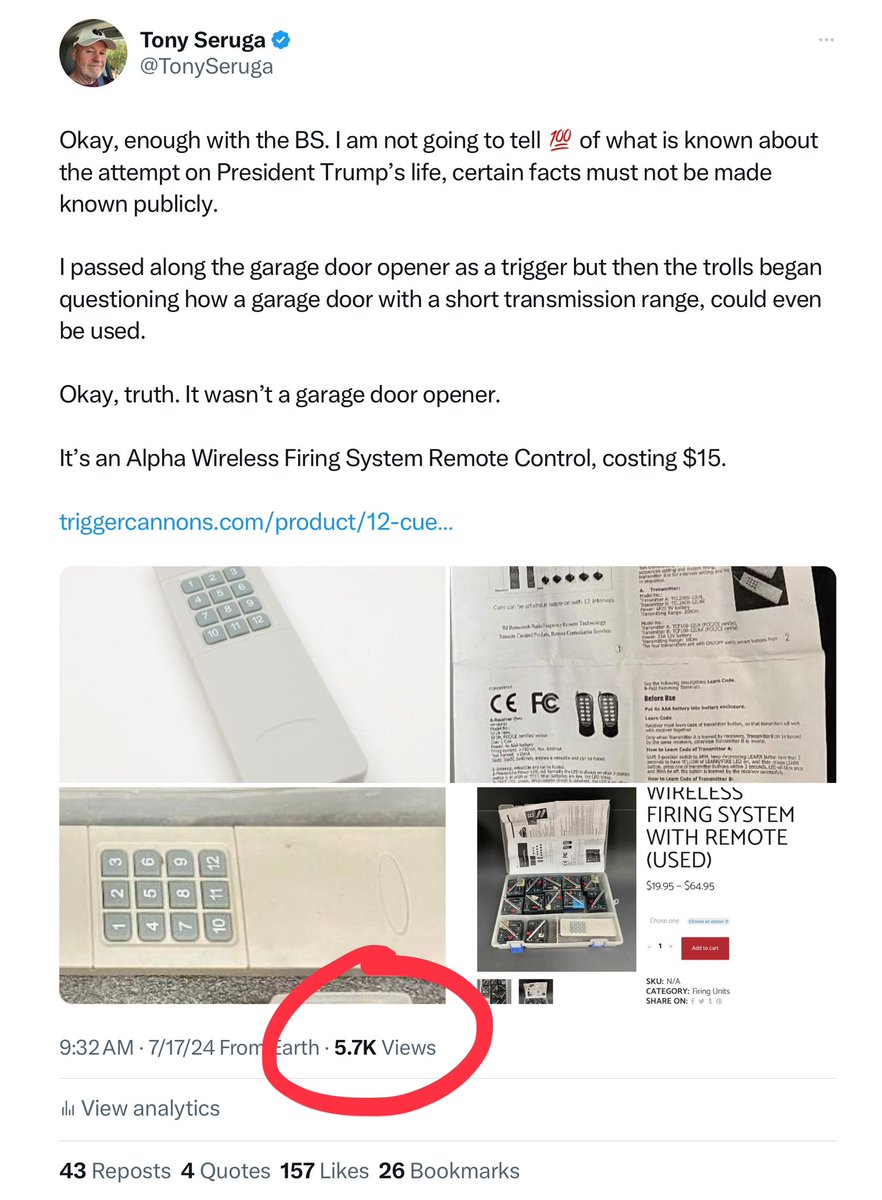 TonySeruga's tweet image. I’ve been shadow banned for weeks. My posts used to get millions of views, today, maybe 5,000. The only way to overcome is everyone sharing posts but most are too lazy to bother. As a result, reach is very limited.