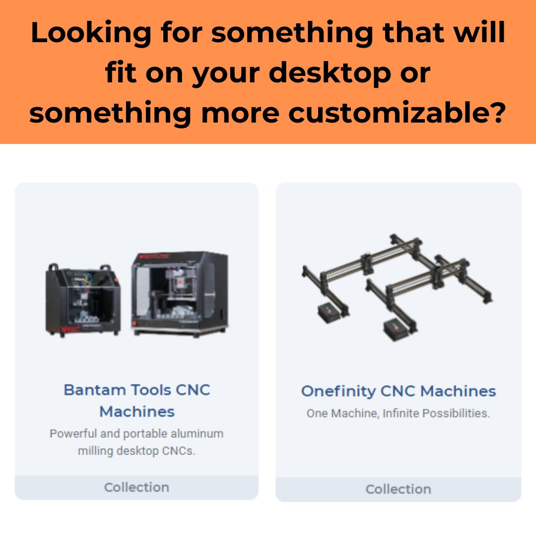 MatterHackers's tweet photo. #MatterHackers offers #CNC #machines for all, including #millingmachines, #routers, #waterjets, #lasercutters, and #lathes. Perfect for #DIY, #smallbusinesses, #schools, and #pros. Unleash your #creativity today!
https://t.co/wlD7L1Mynd https://t.co/iqEpkwdxwi