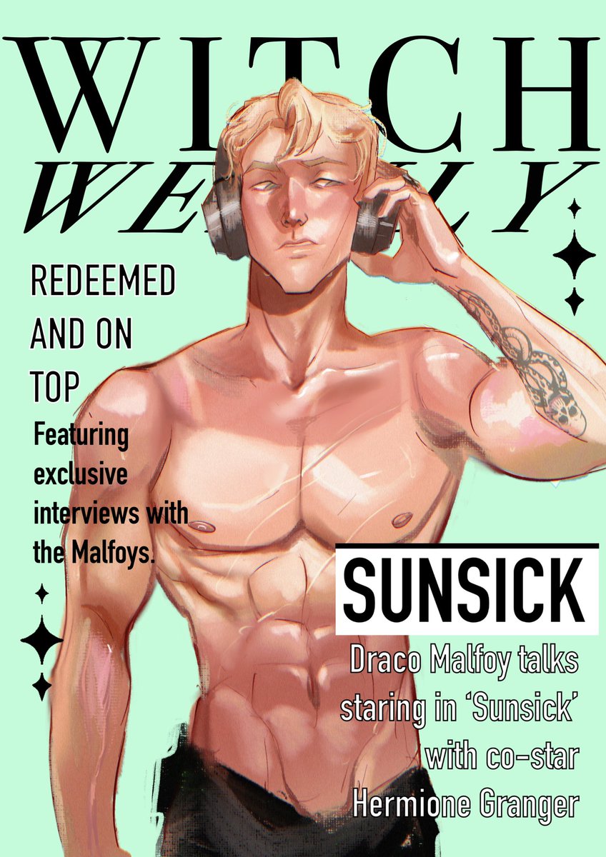 I caved and did the GQ cover thing. #dramione #dracomalfoy