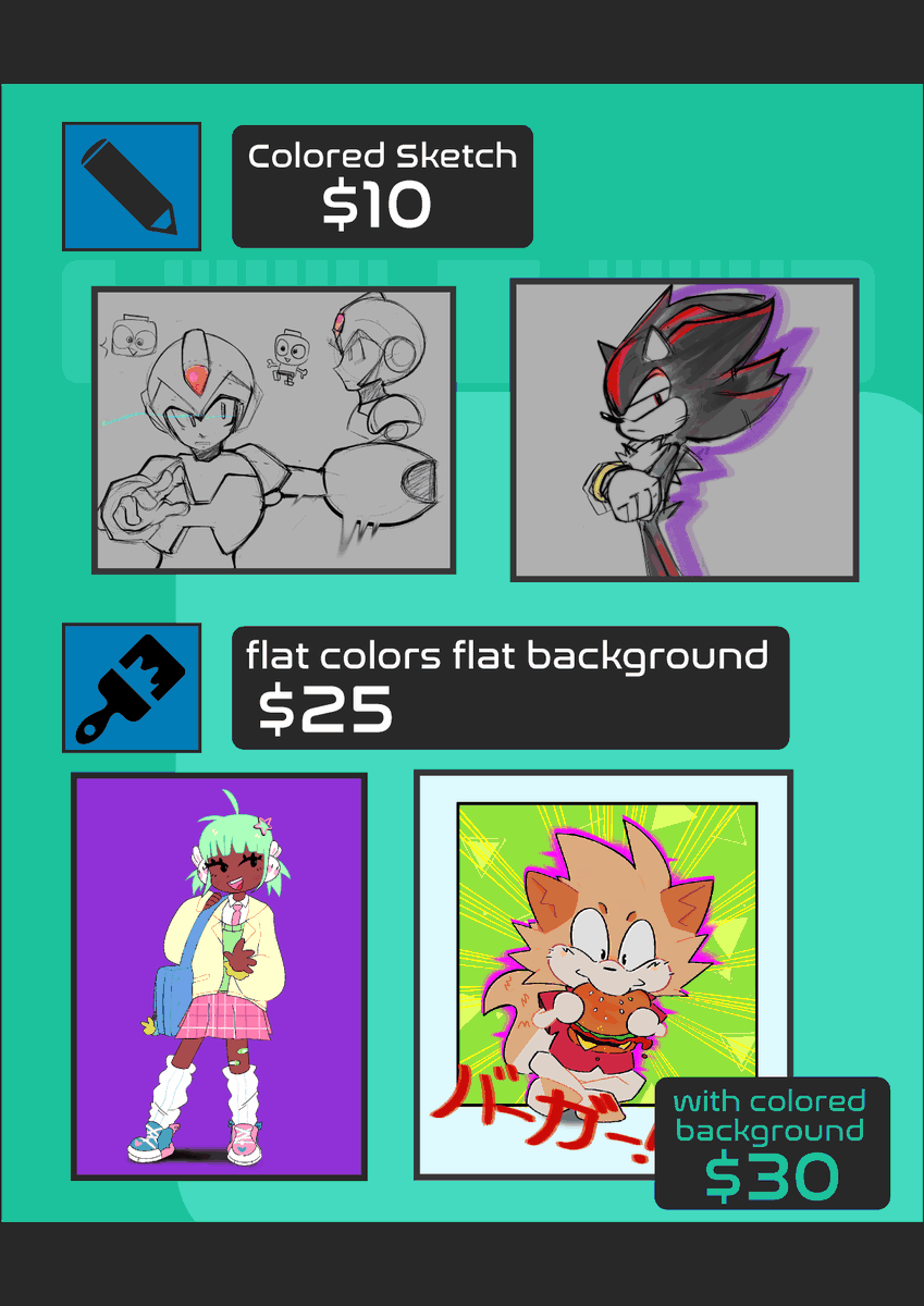 Axogogo's tweet image. Hello, I'm Opening Commissions!! DM if interested
or feel free to donate to my Ko-fi and help feed my cat
Retweets are appreciated!!