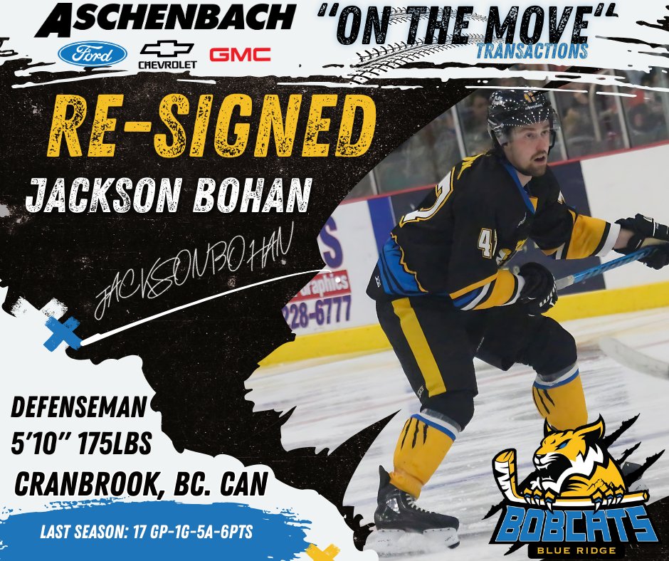 <a href="/The_Real_Boha/">Jackson Bohan</a> is BACK with the Bobcats for 24-25! #TimeToFeast

READ MORE: blueridgebobcats.com/news/rookie-d-…