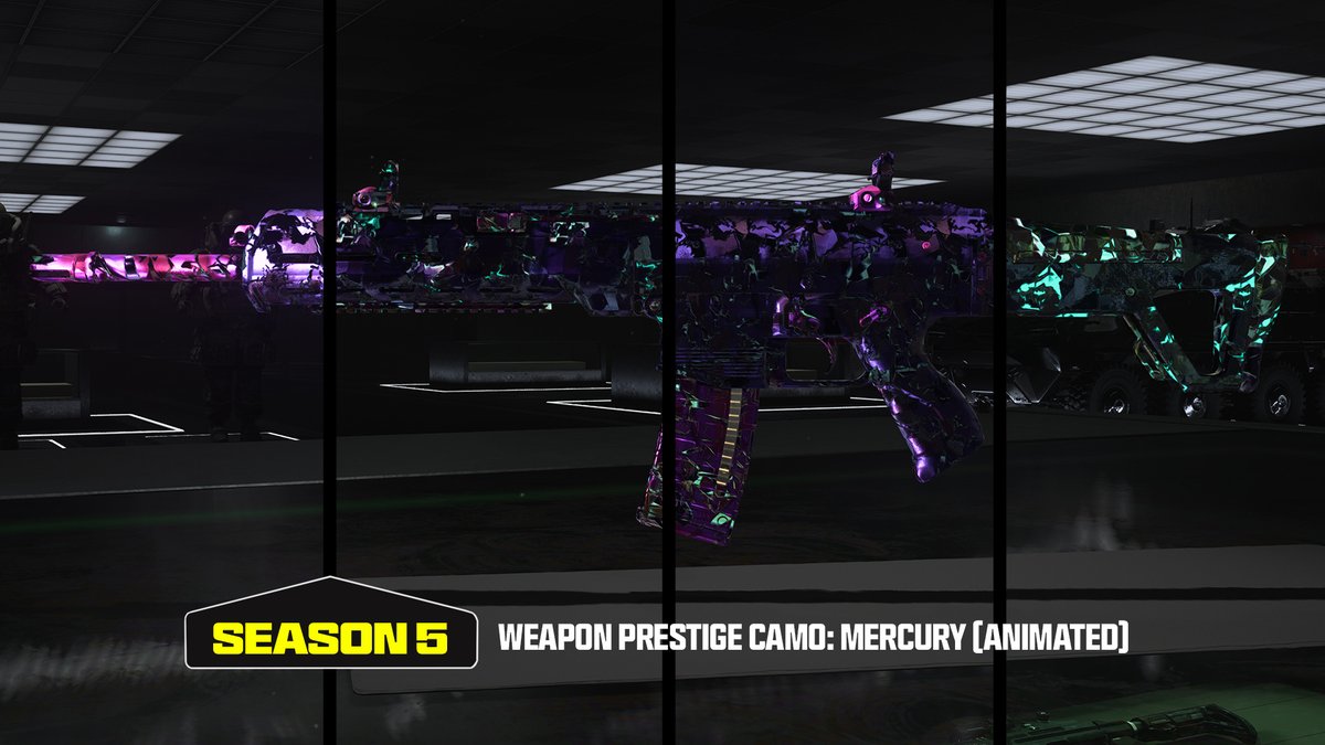 El grindeo de Prestigio no acaba aquí. Pon manos a la obra para desbloquear  el Camuflaje de Prestigio de Arma de la Temporada 5. El camuflaje de esta  temporada es una auténtica, image size:1200x675