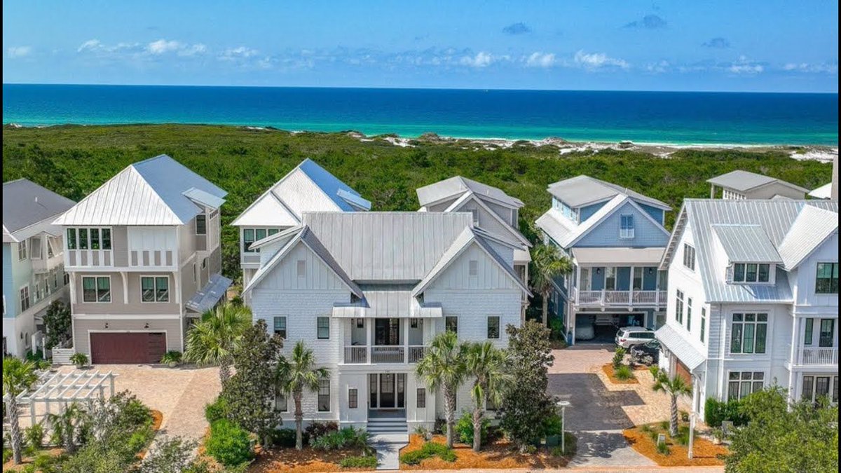 Gorgeous 4-Bed Home in Cypress Dunes, Santa Rosa Beach, FL 
Seller offering $10K towards Buyer Interest Costs - great rental investment opportunity - only $1,375,000 
bit.ly/3SbzEvO 
#santarosabeachhome