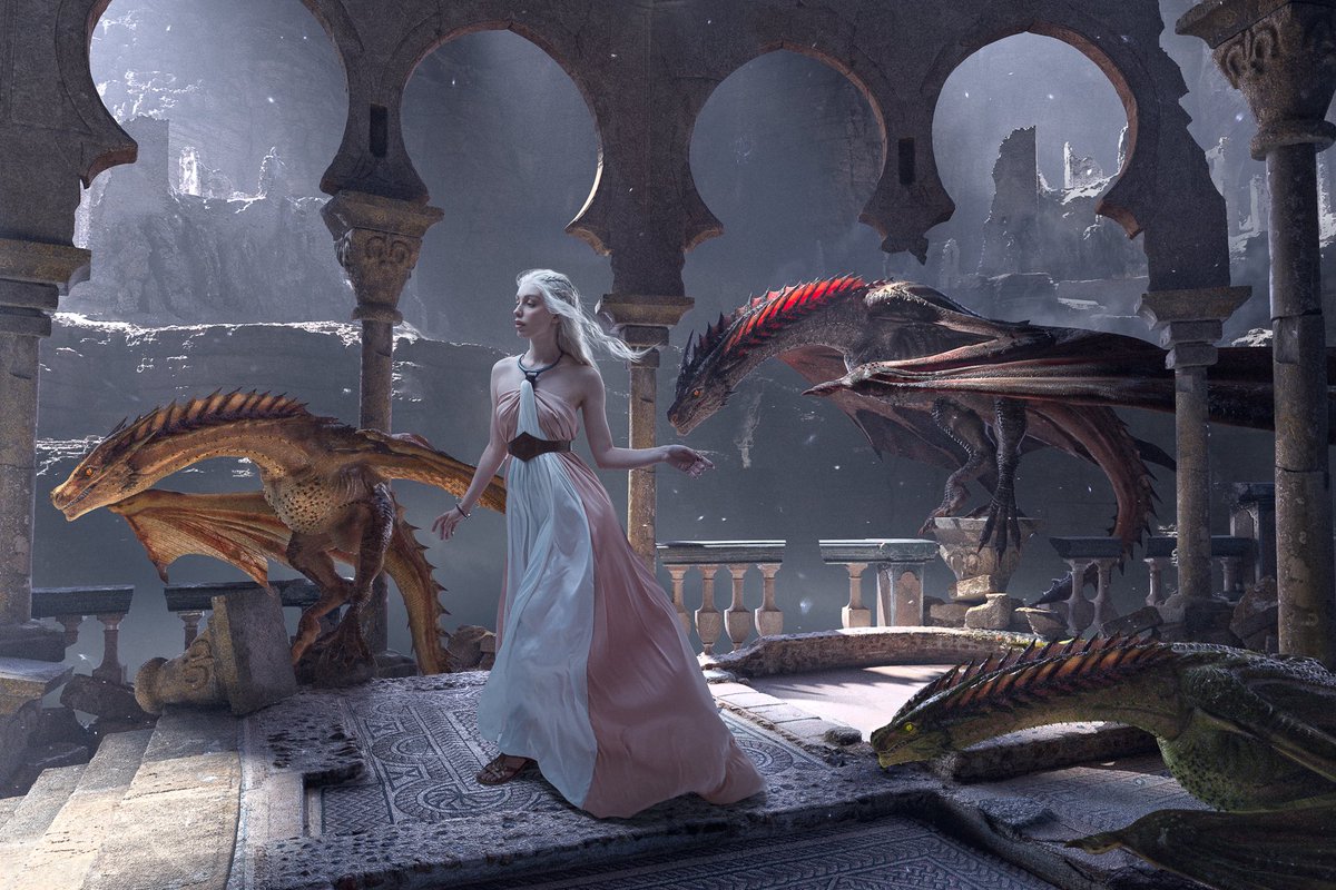 When my dragons are grown, we will take back what was stolen from me and destroy those who wronged me. We will lay waste to armies and burn cities to the ground🔥

photo <a href="/kmitenkova/">кира</a> 
3d model&amp;rig of dragon by Truong

#DaenerysTargaryen #Daenerys #GameOfThrones #HouseOfTheDragon